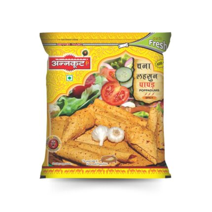 Chana Lahsun Papad